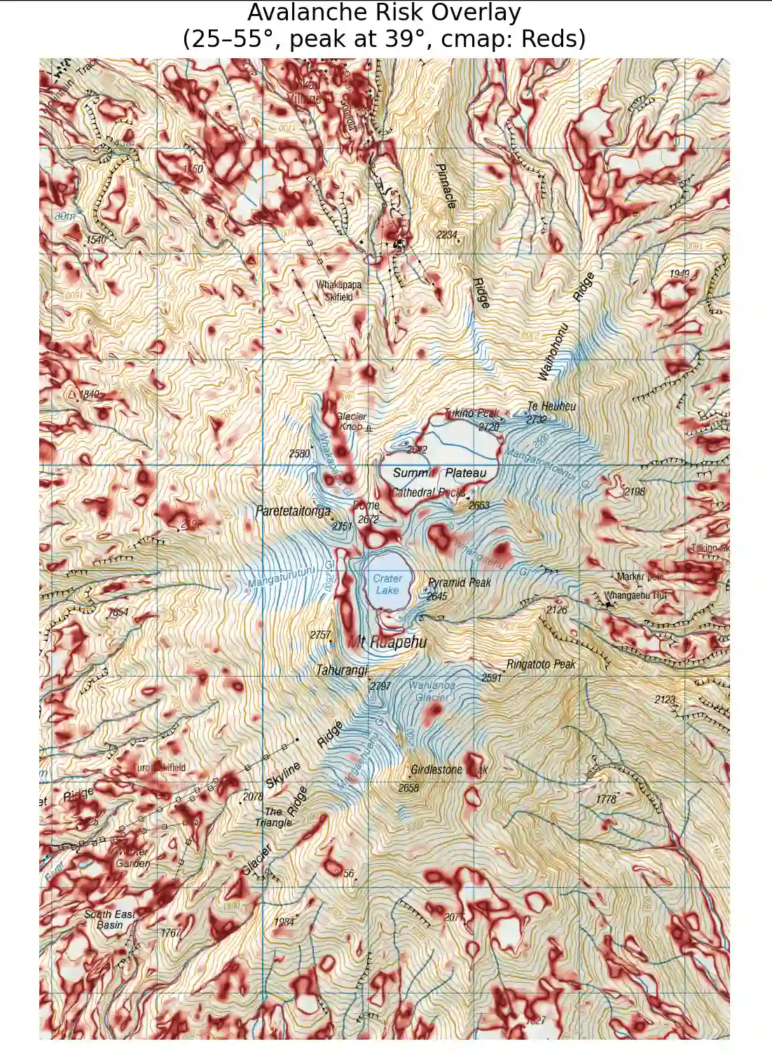 Risk Map colour map