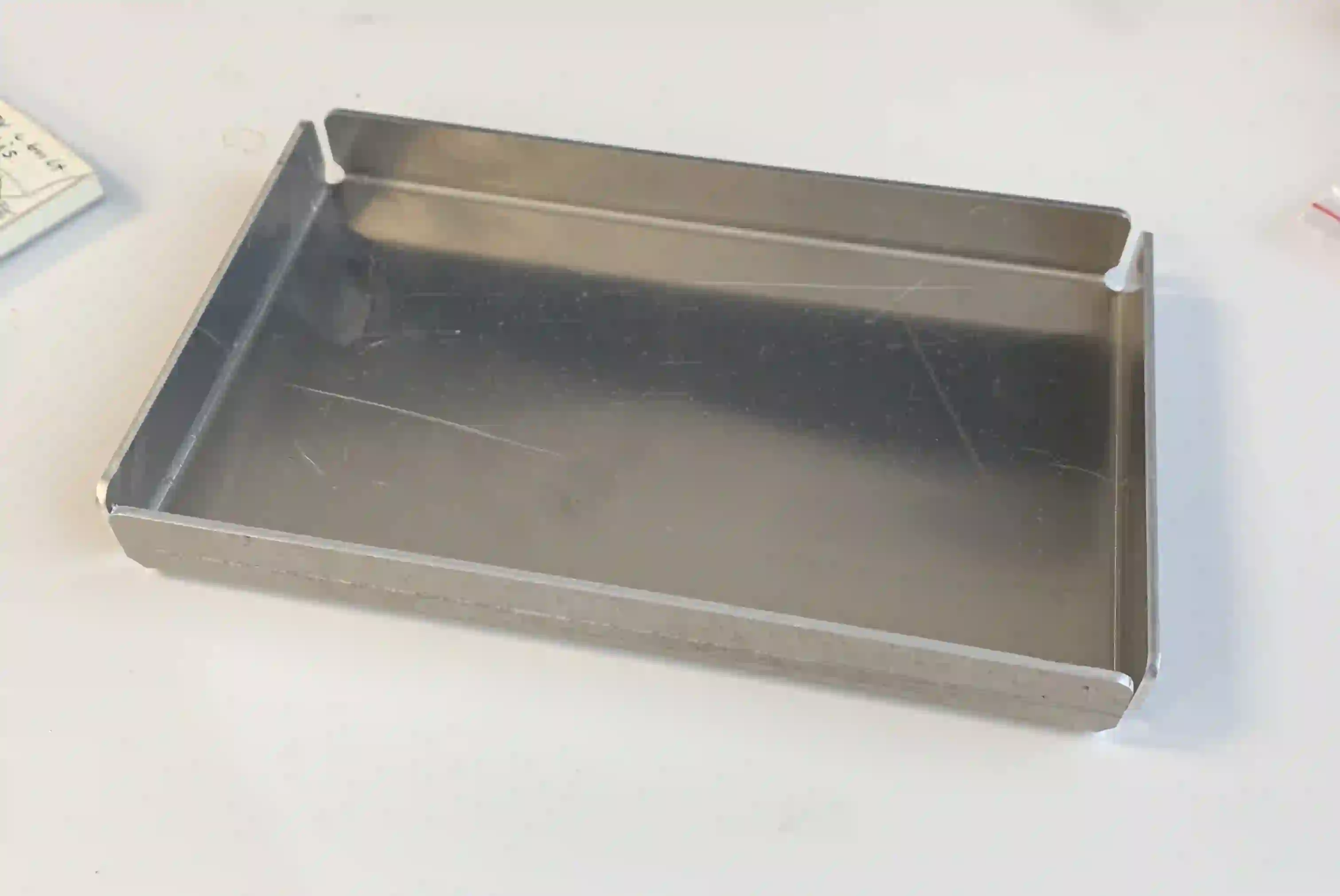Tray straight from manufacture